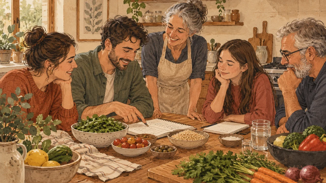 Relatives share meal-planning responsibilities